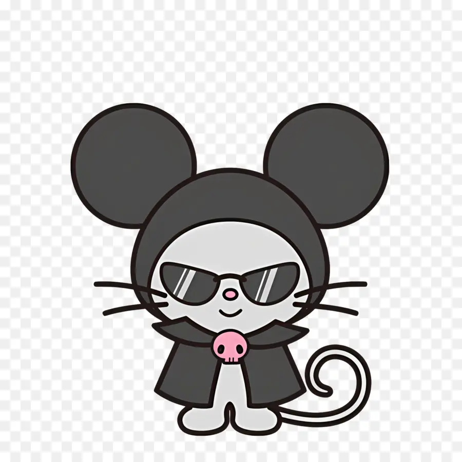 Kuromi，Dessin Animé De Souris PNG