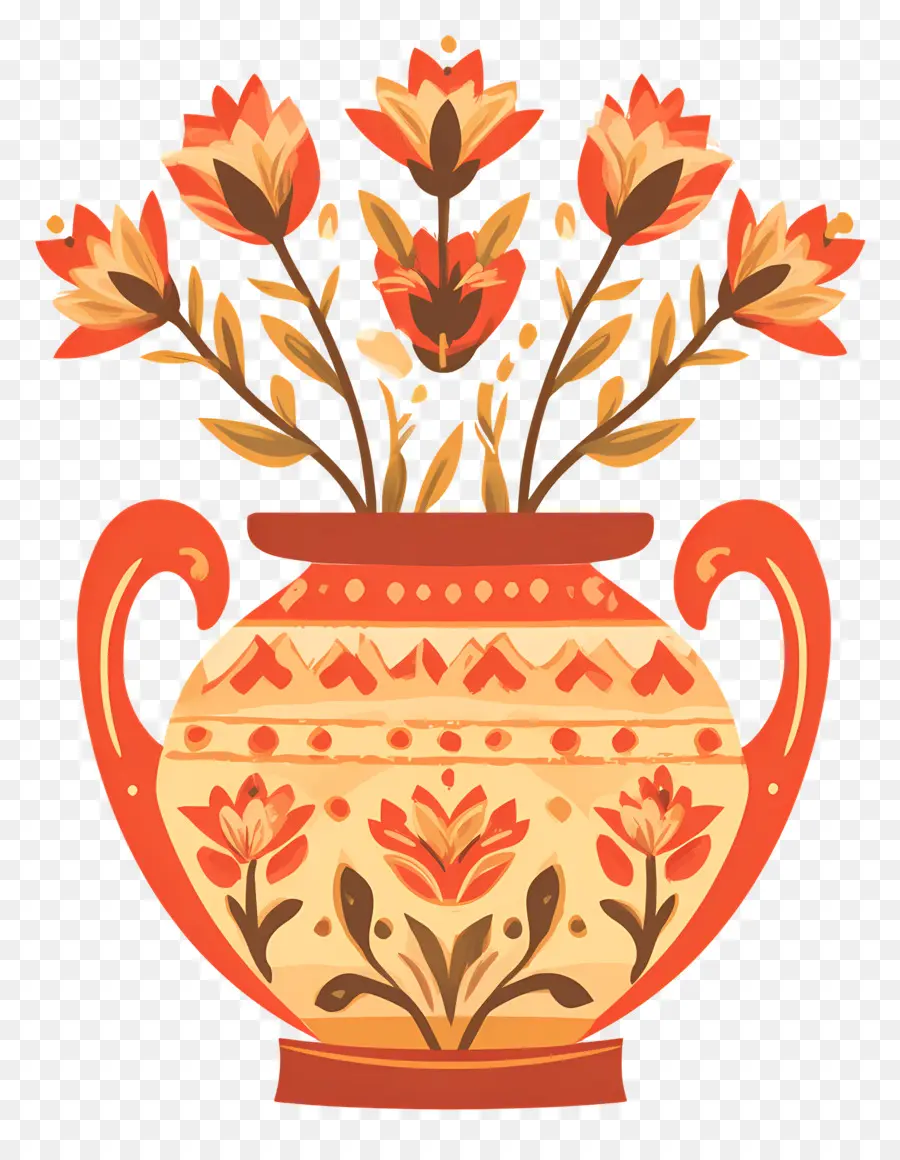 Pot De Mariage Indien，Pot De Fleurs PNG