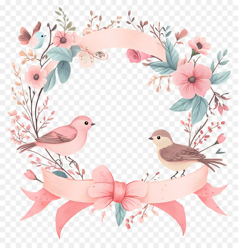 Les Oiseaux D'amour，Oiseaux Verts PNG