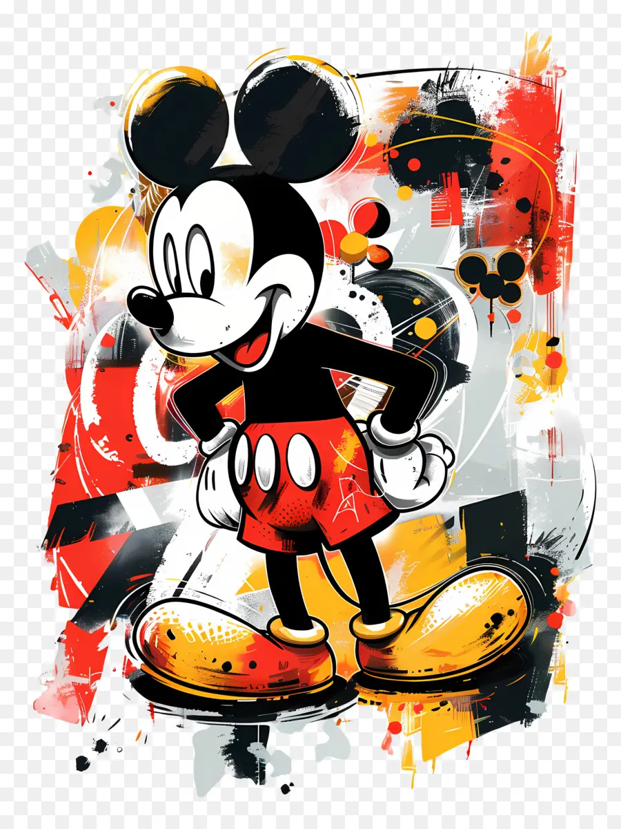 Mickey La Souris，Classique PNG