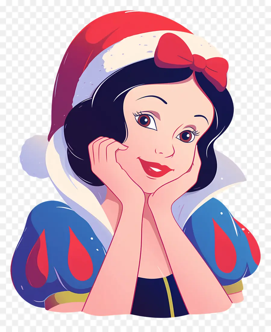 Princesse Blanche Neige，Princesse De Dessin Animé PNG