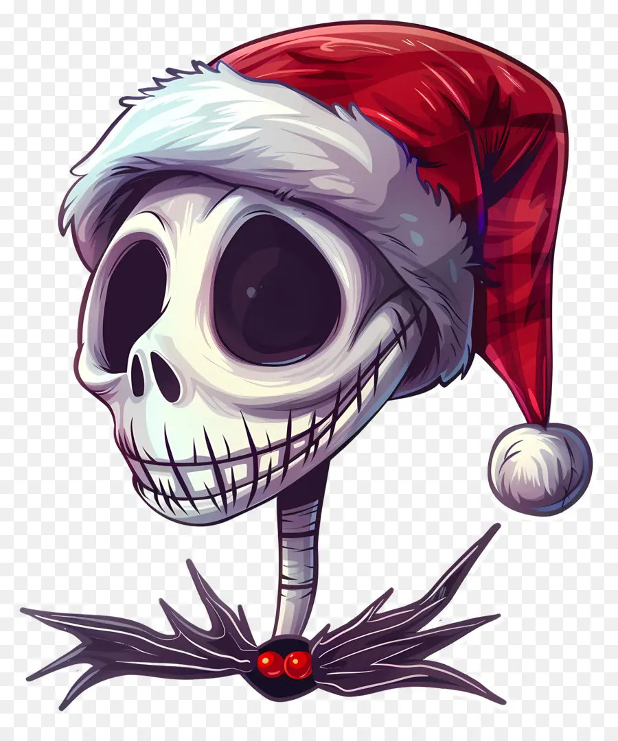 Jack Skellington，Squelette De Bonnet De Noel PNG