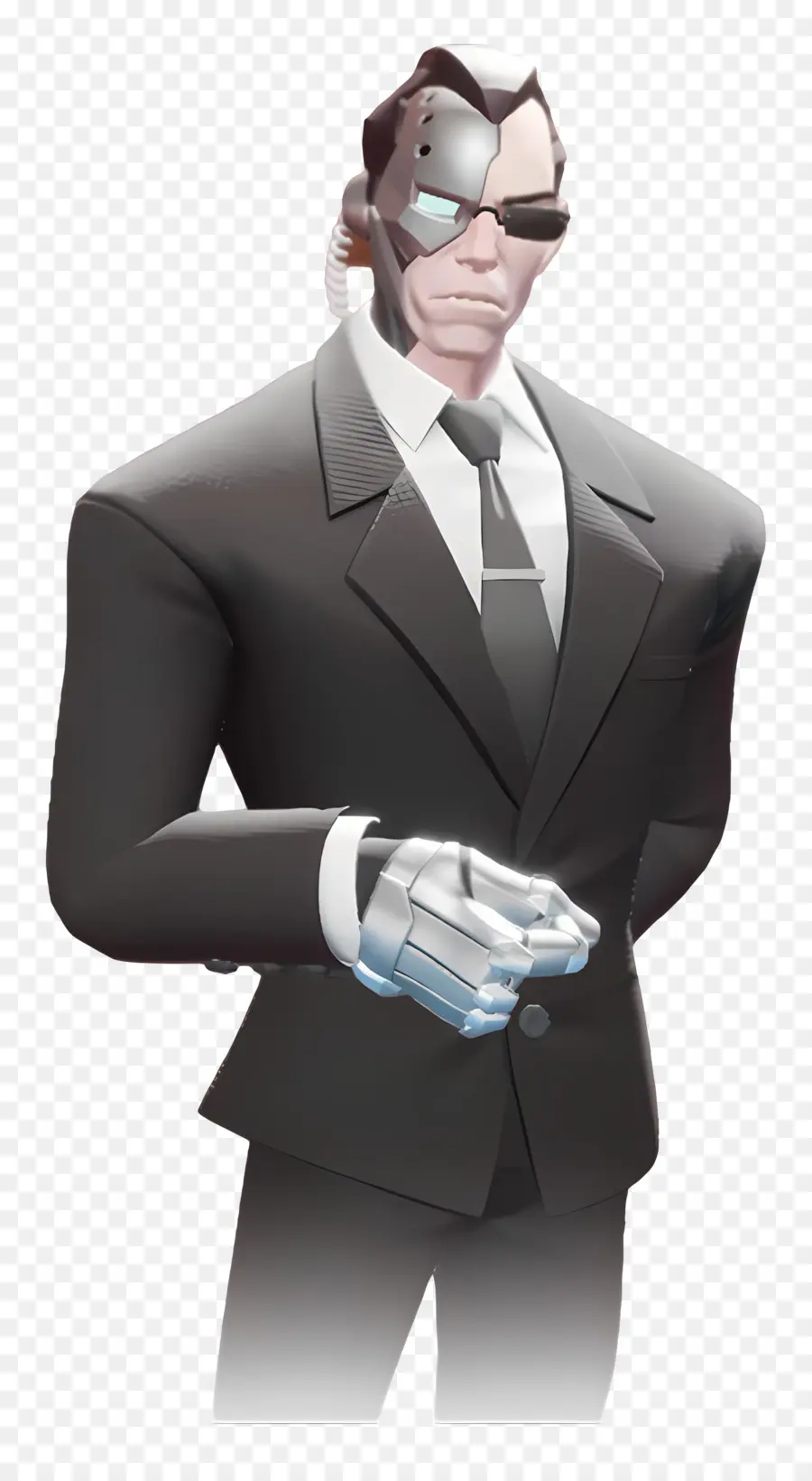 Agent Smith，Cyborg En Costume PNG