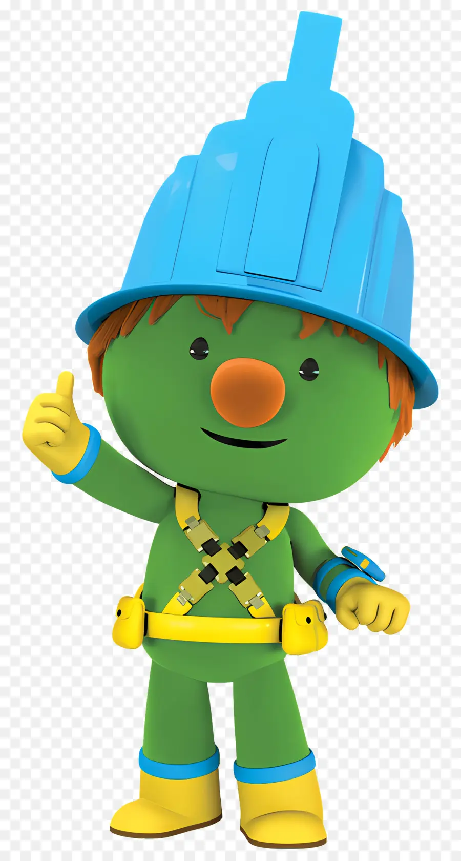 Doozers，Caractère De La Construction Verte PNG