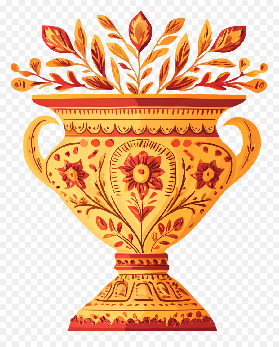 Pot De Mariage Indien，Trophée Décoratif PNG