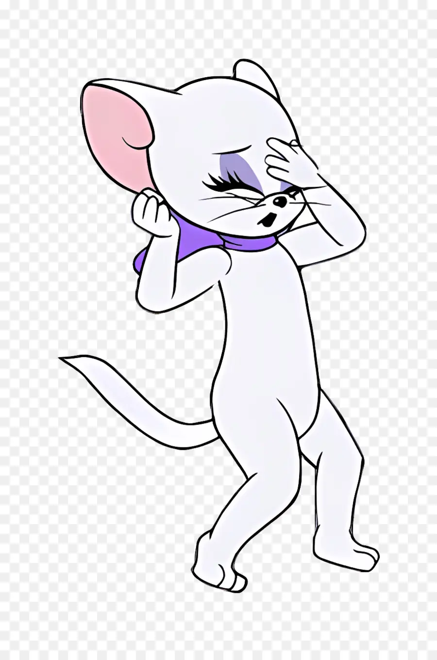 Toodles à Gogo，Souris Blanche PNG