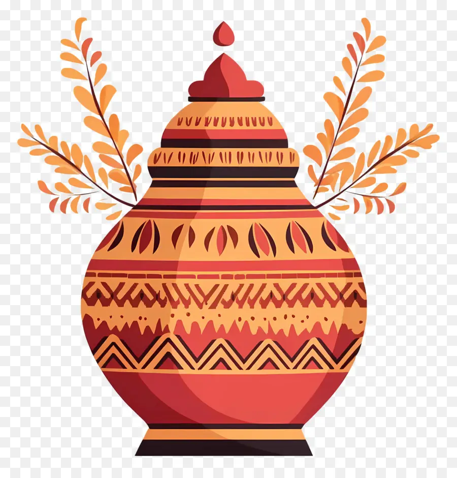 Symbole Du Mariage Indien，Pot Décoratif PNG