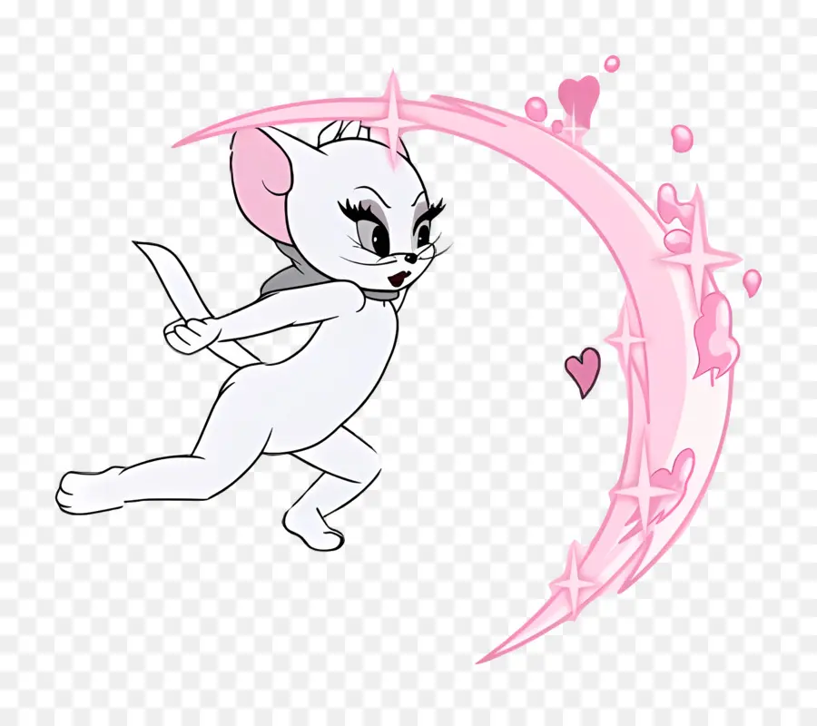 Toodles à Gogo，Chat De Dessin Animé Blanc PNG