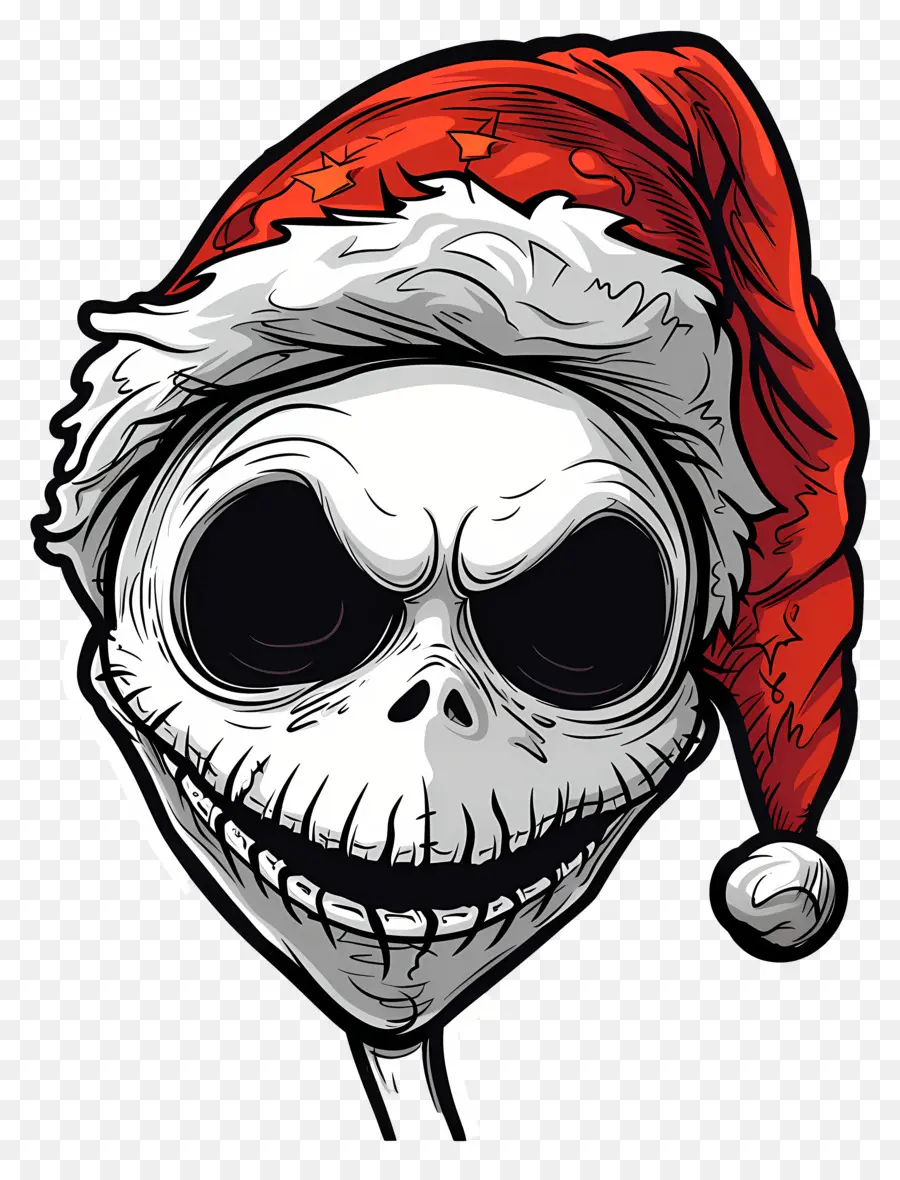 Jack Skellington，Squelette De Bonnet De Noel PNG