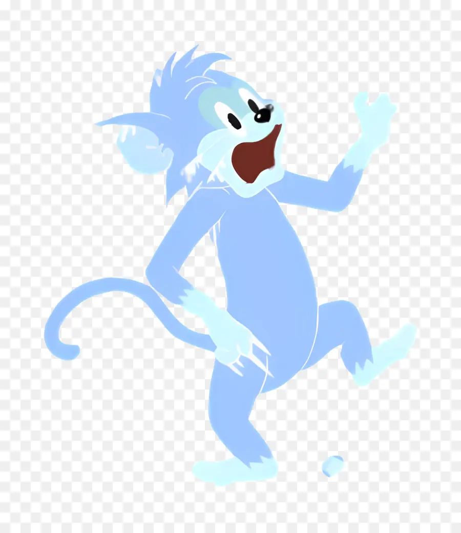 Chat De Boucherie，Chat Fantôme Bleu PNG