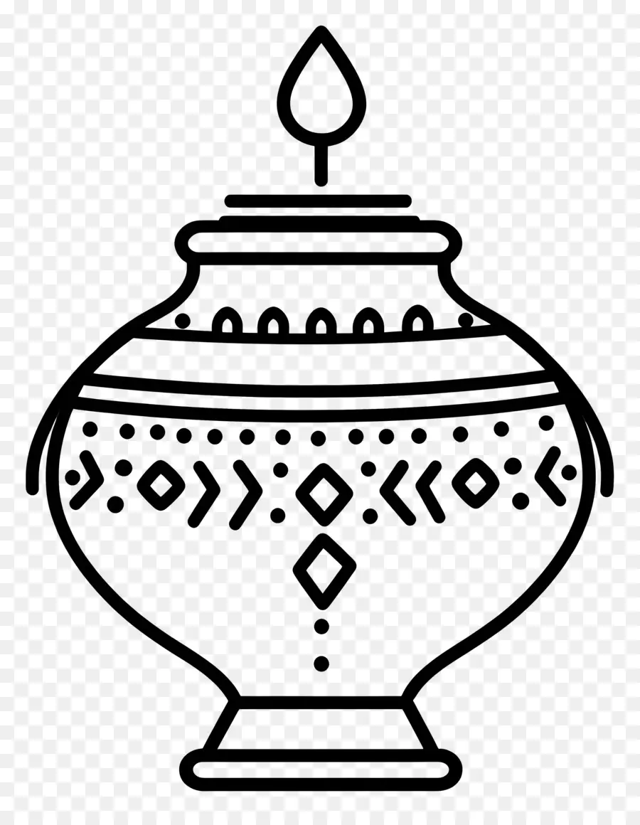 Symbole Du Mariage Indien，Pot Décoratif PNG