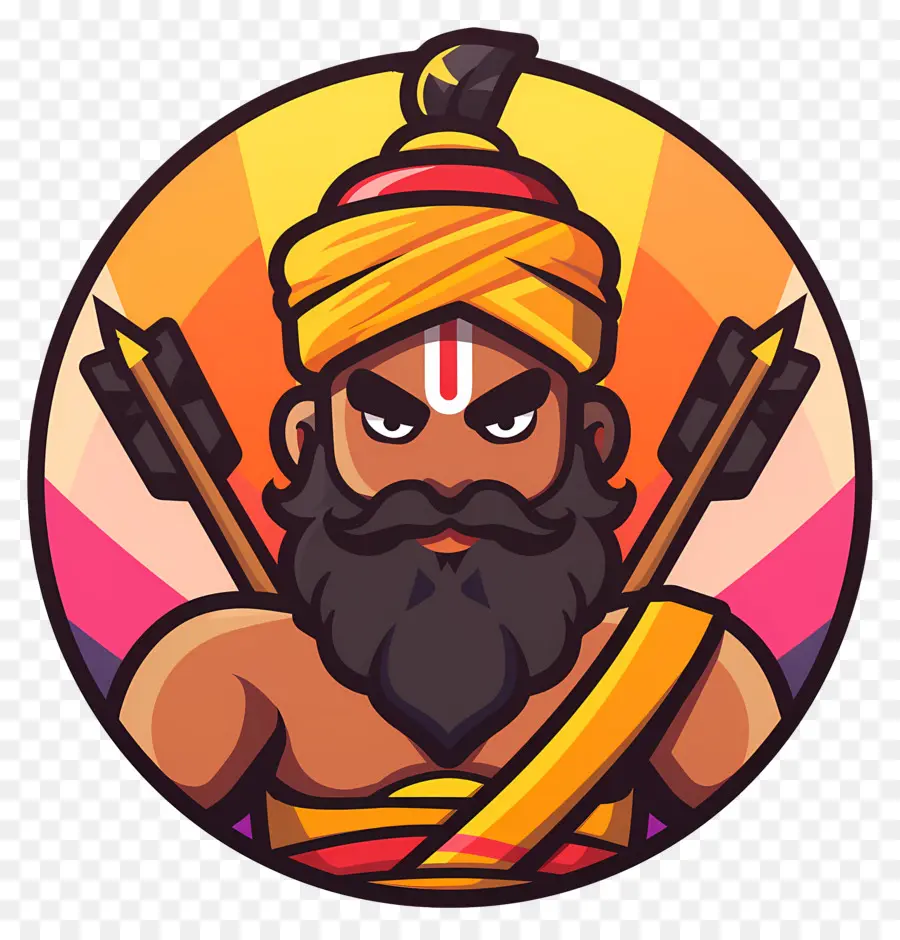 Homme Indien，Guerrier Avec Des Flèches PNG