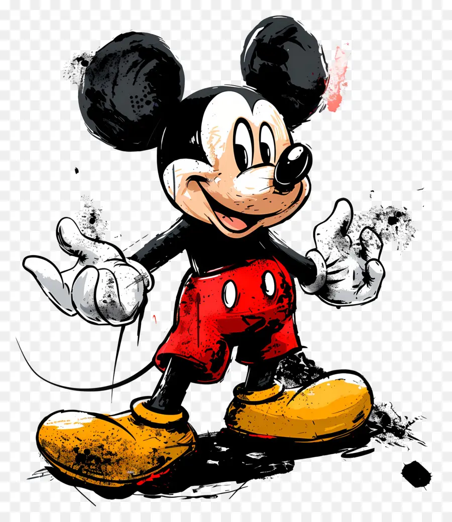 Mickey La Souris，Souris PNG