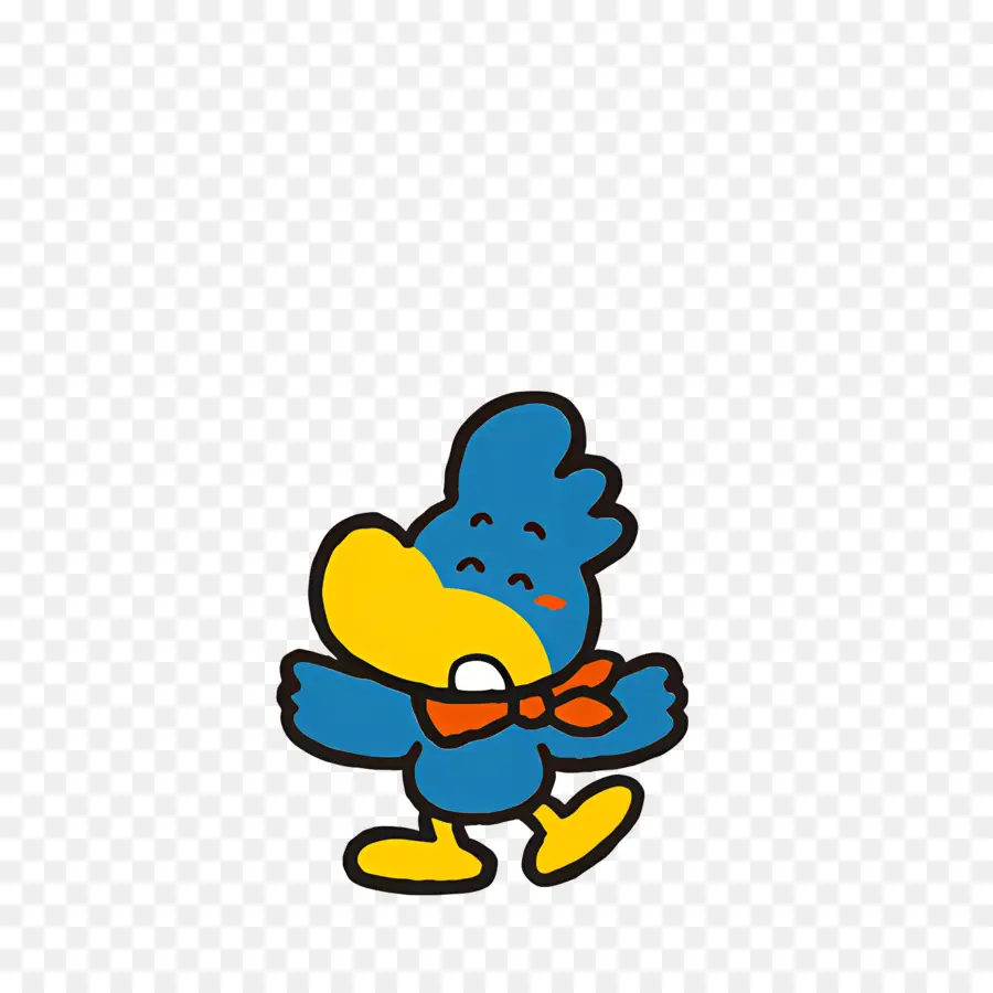 Gaufres Enfants，Canard Bleu PNG