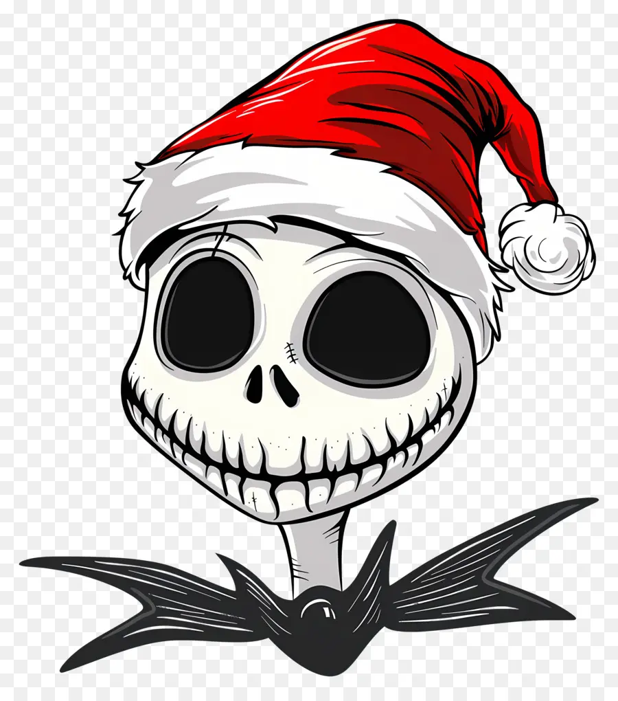 Jack Skellington，Squelette De Bonnet De Noel PNG