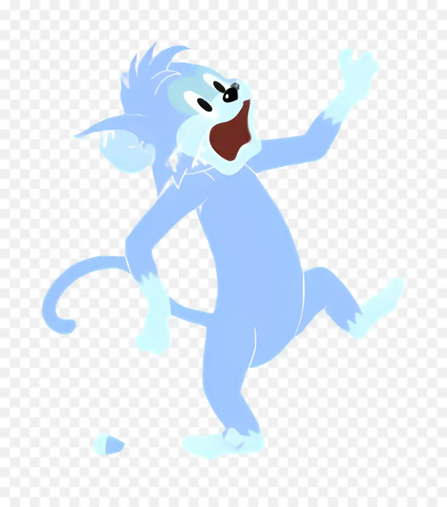 Chat De Boucherie，Chat Fantôme Bleu PNG