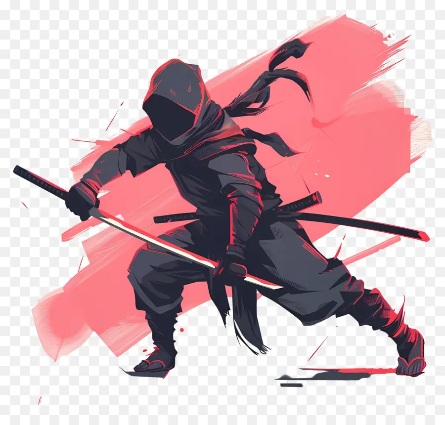 Ninja，Ninja Avec épée PNG