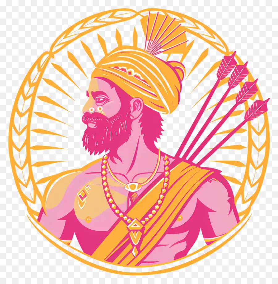 Homme Indien，Guerrier Avec Des Flèches PNG