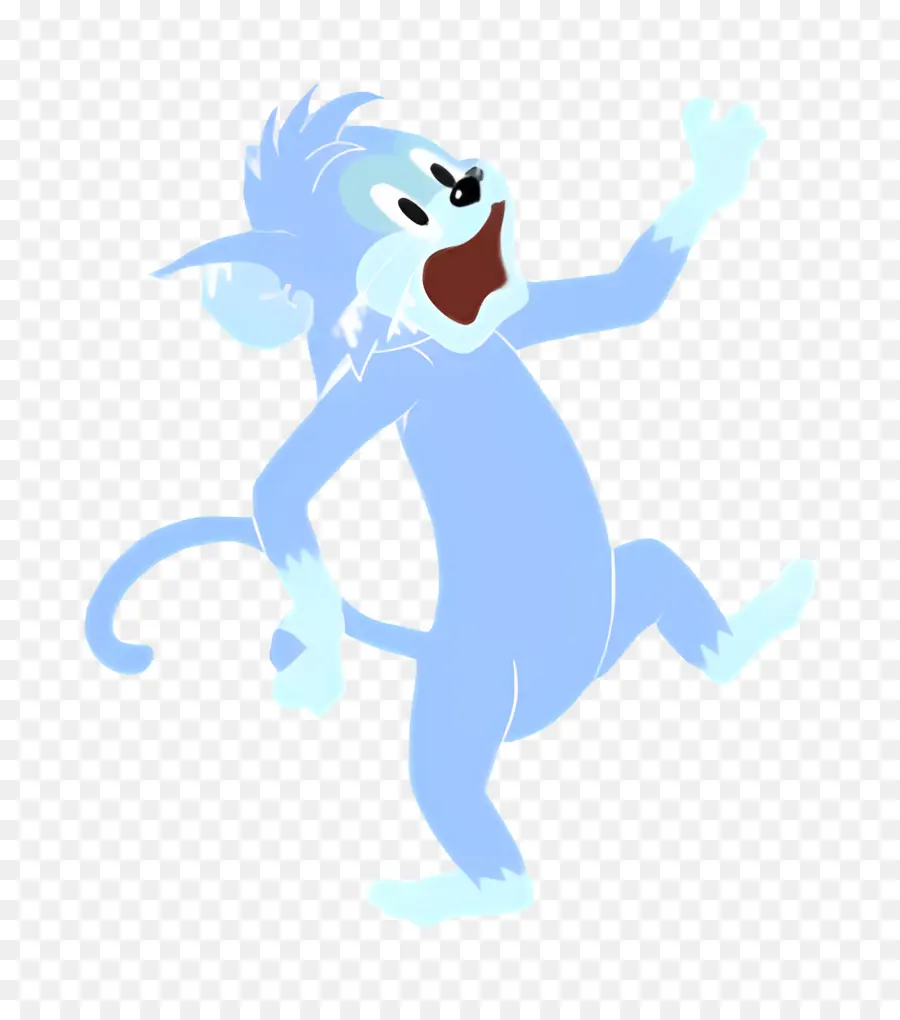 Chat De Boucherie，Chat Fantôme Bleu PNG