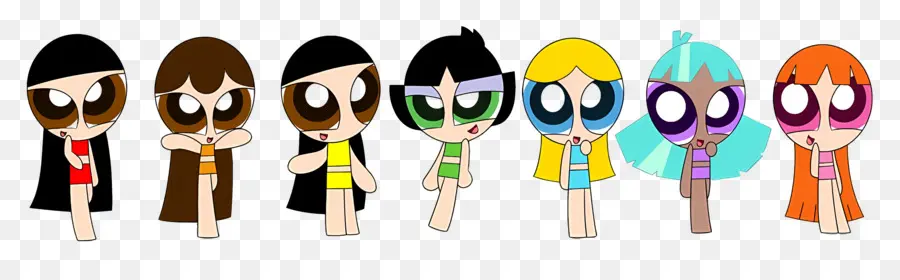 Filles Super Nuffes，Variantes De Powerpuff Girls PNG