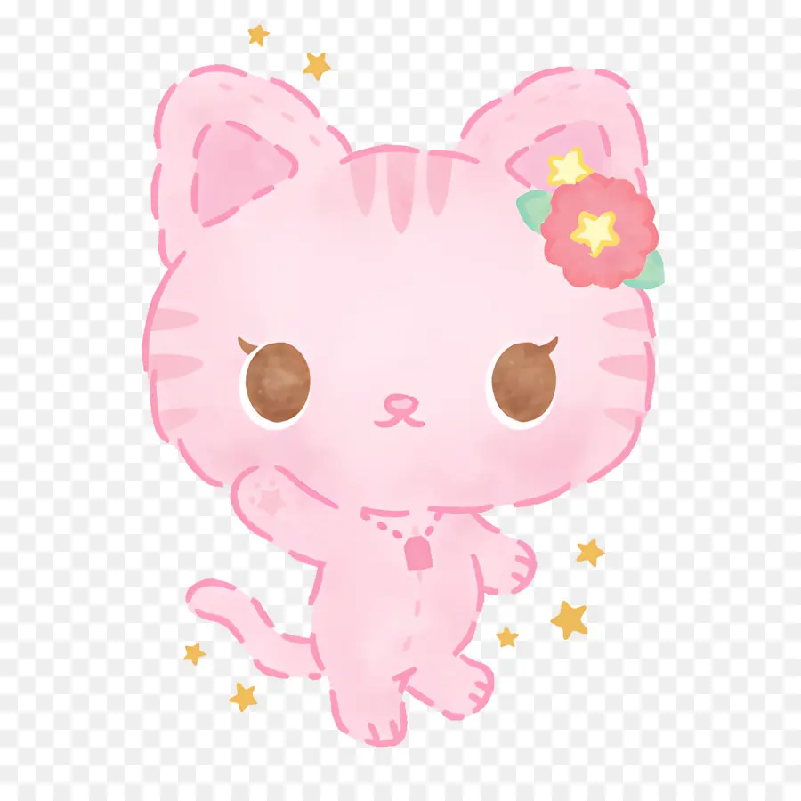 Mewkledreamy，Chat Rose PNG