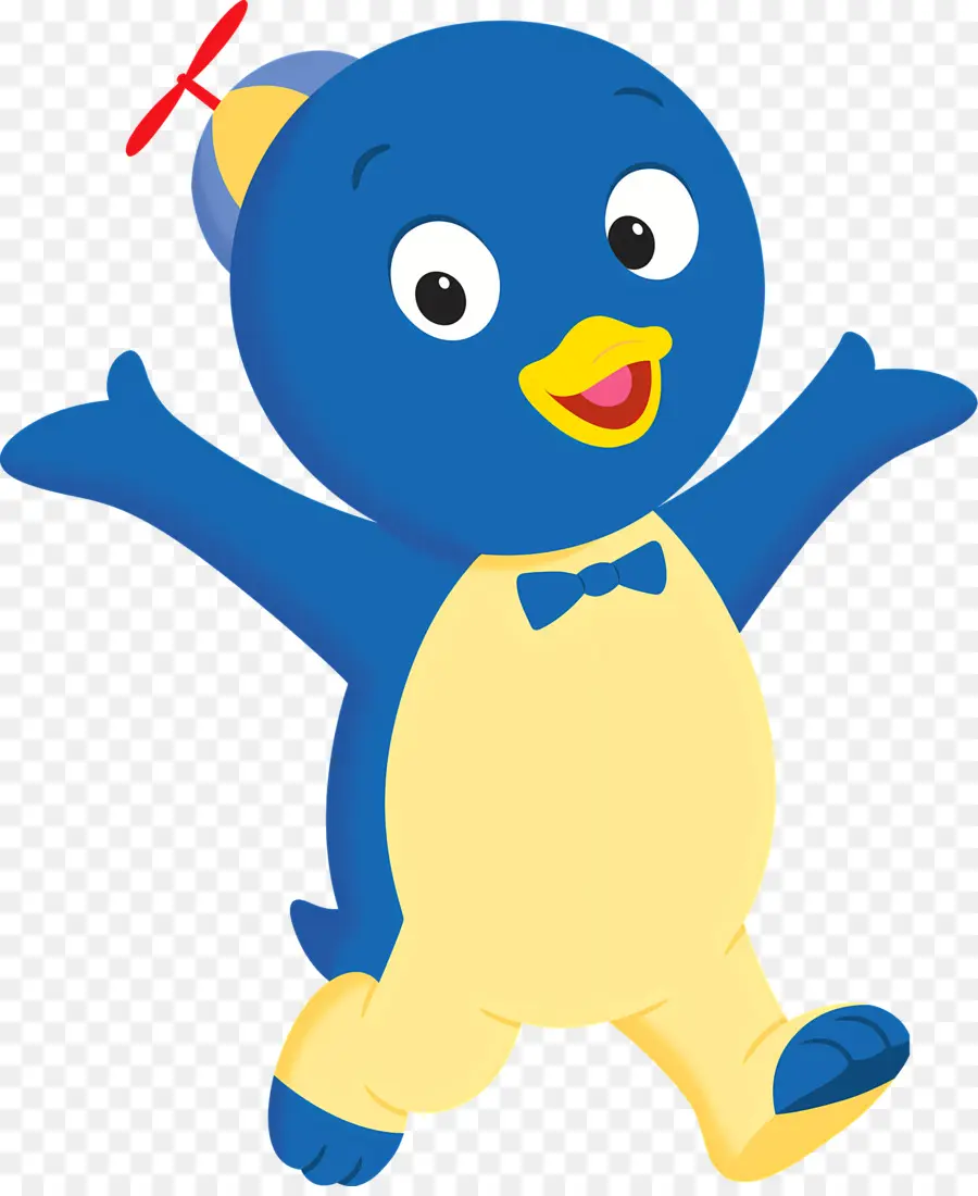 Les Mélodilous，Pingouin Bleu PNG