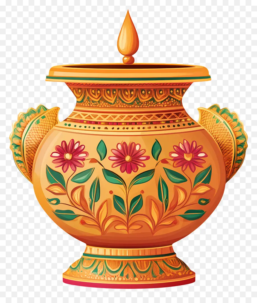 Symbole Du Mariage Indien，Pot De Fête PNG