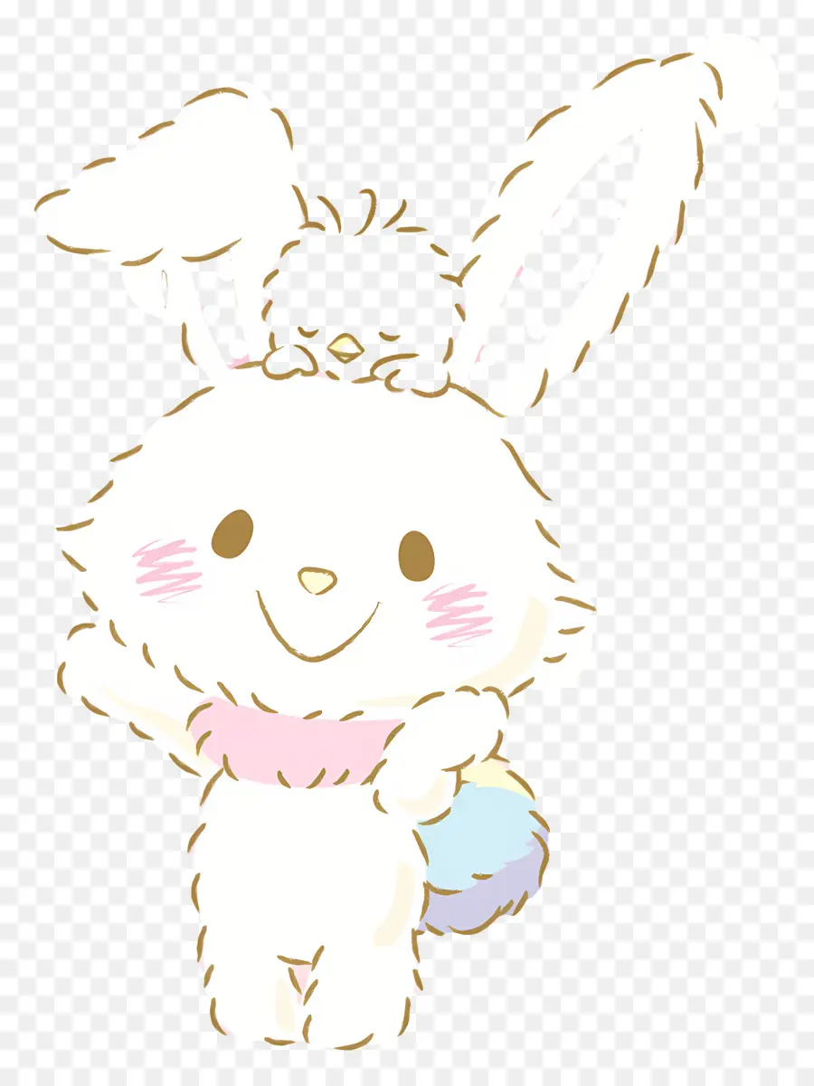 Souhaite Moi Mell，Lapin Blanc PNG