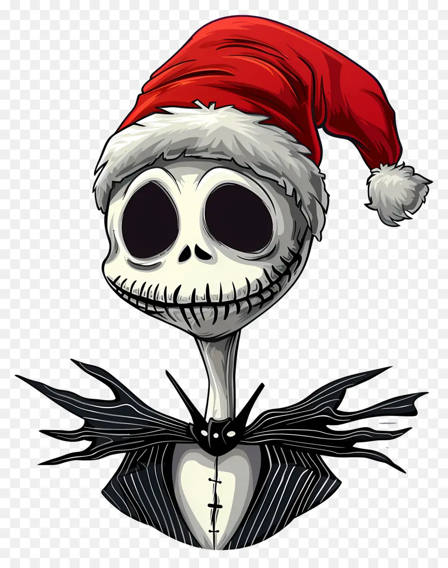 Jack Skellington，Squelette De Bonnet De Noel PNG