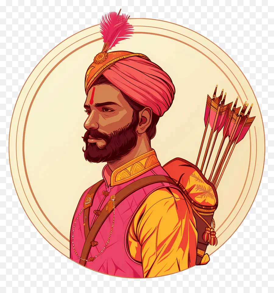 Homme Indien，Guerrier Avec Des Flèches PNG