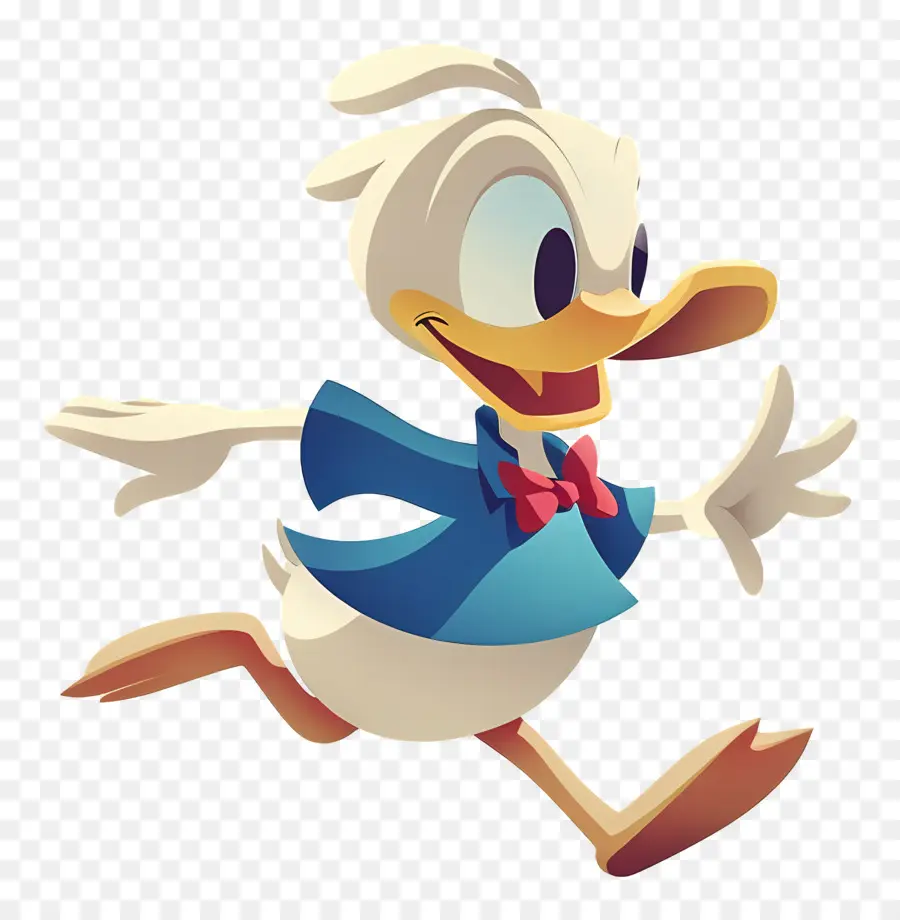 Donald Canard，Canard Qui Court PNG