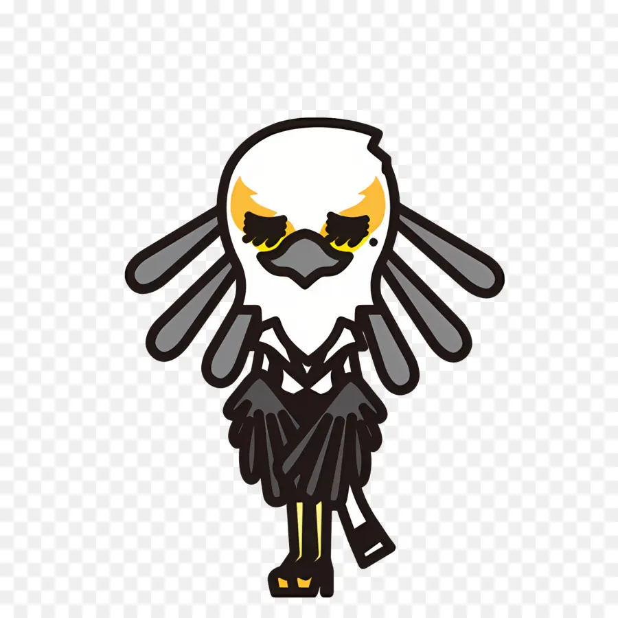 Retsuko Agressifs，Aigle En Robe PNG