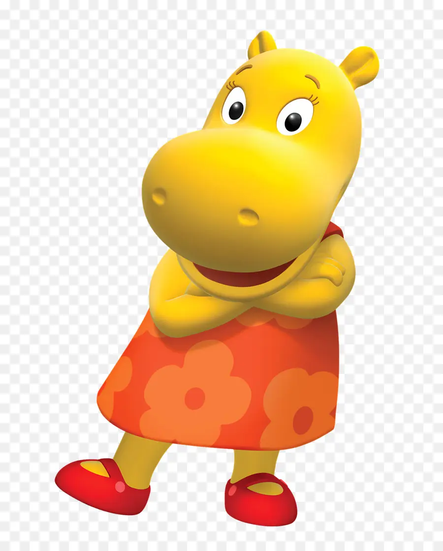 Les Mélodilous，Hippopotame Jaune PNG