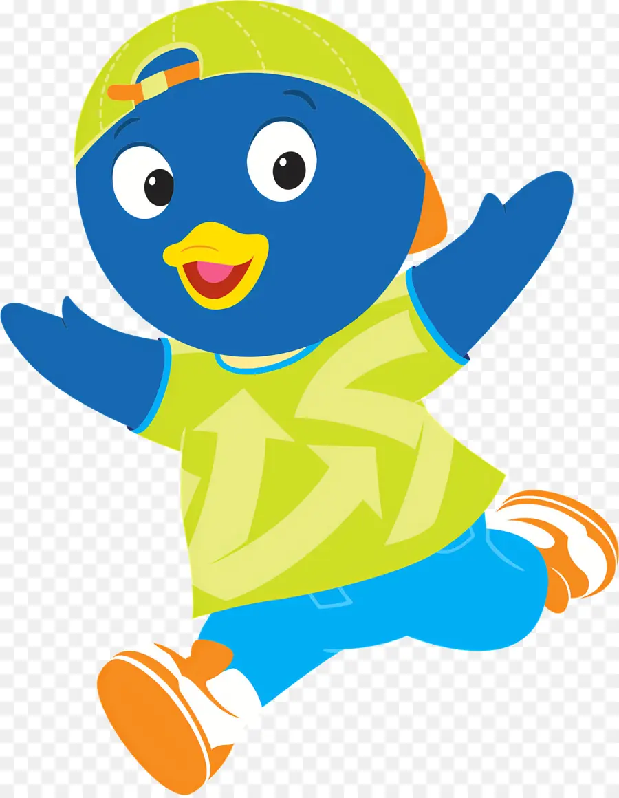 Les Mélodilous，Pingouin Bleu PNG