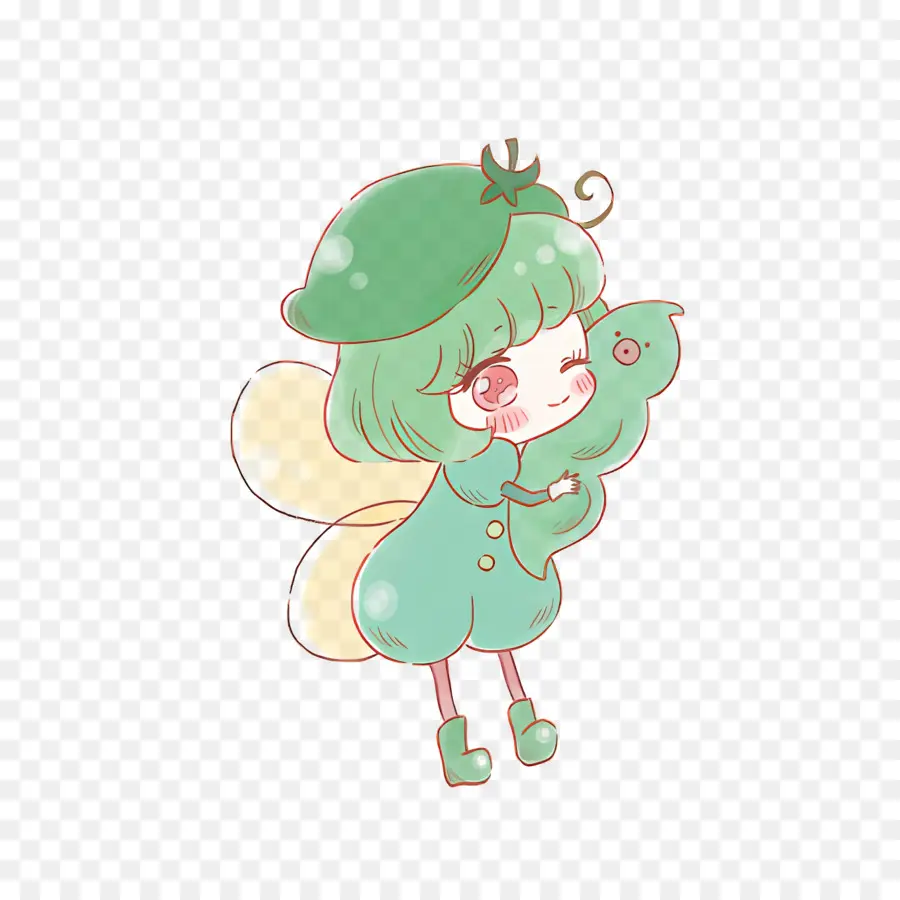 Rilu Rilu Fairilu，Fée Verte PNG