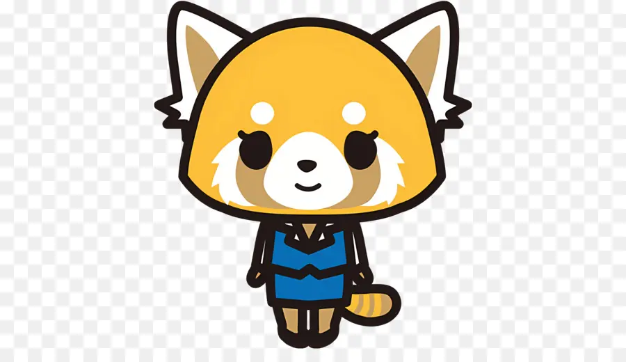 Retsuko Agressifs，Personnage De Panda Roux PNG