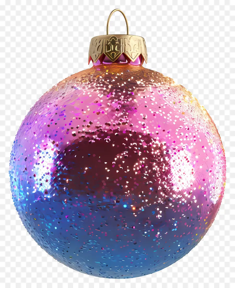 Boules à Paillettes，Ornement De Noël PNG