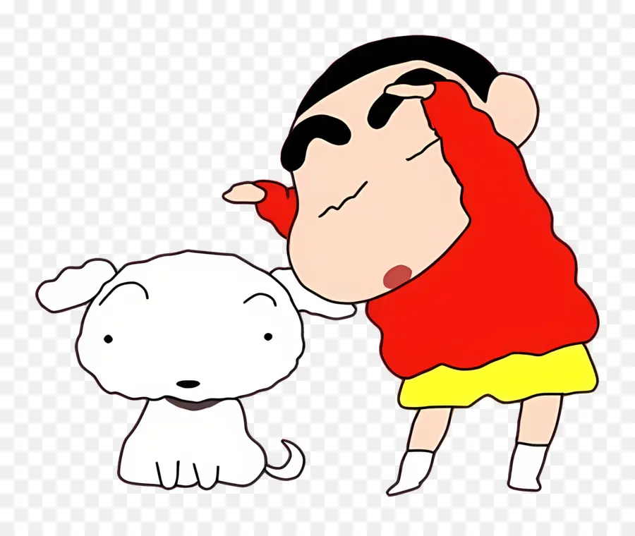 Shin Chan，Garçon De Dessin Animé Dansant PNG