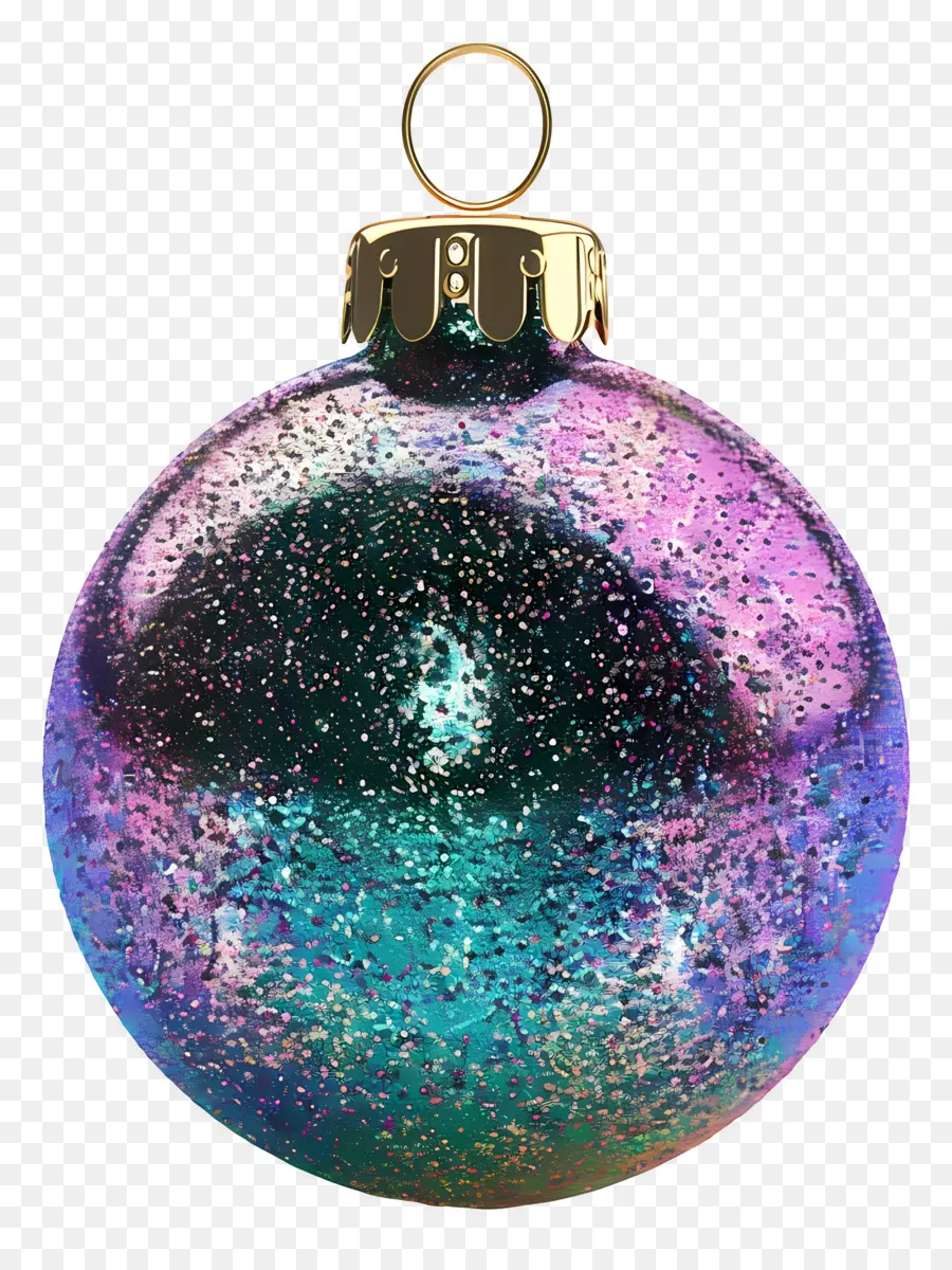 Boules à Paillettes，Ornement De Noël PNG