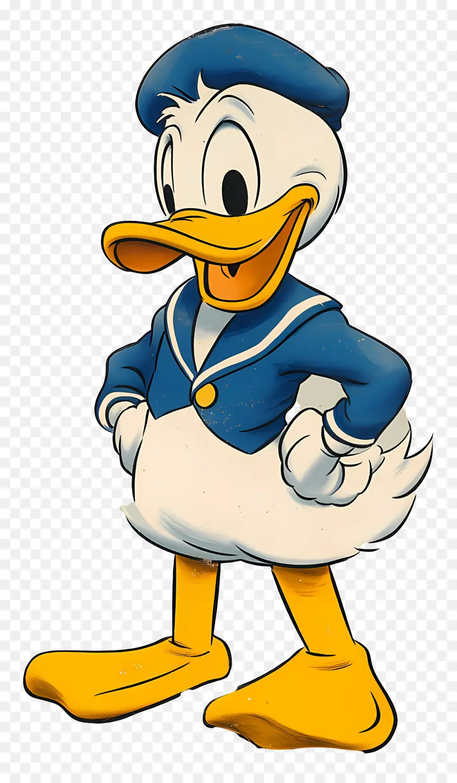 Donald Canard，Canard Vintage PNG