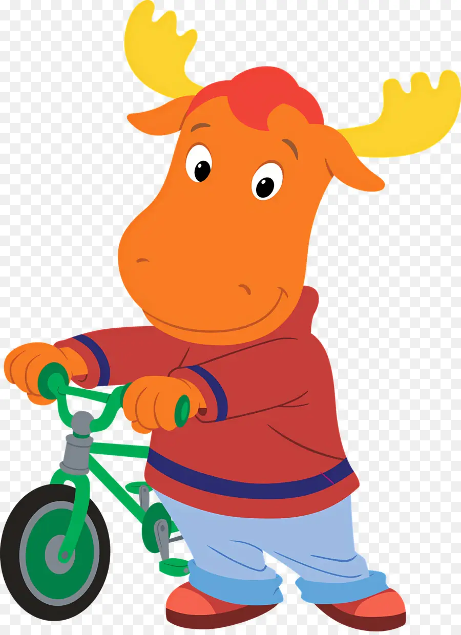 Les Mélodilous，Orignal à Vélo PNG