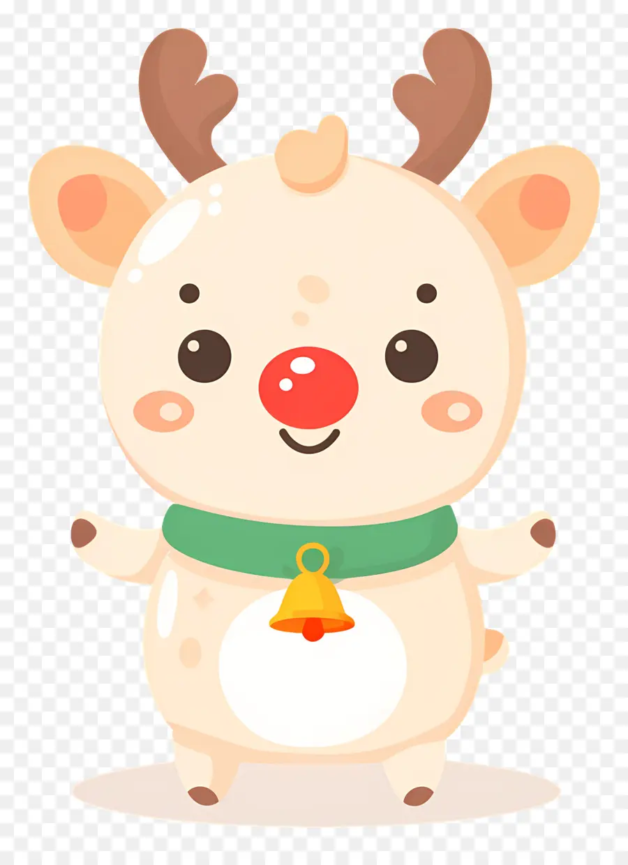 Renne De Noël，Renne Mignon PNG