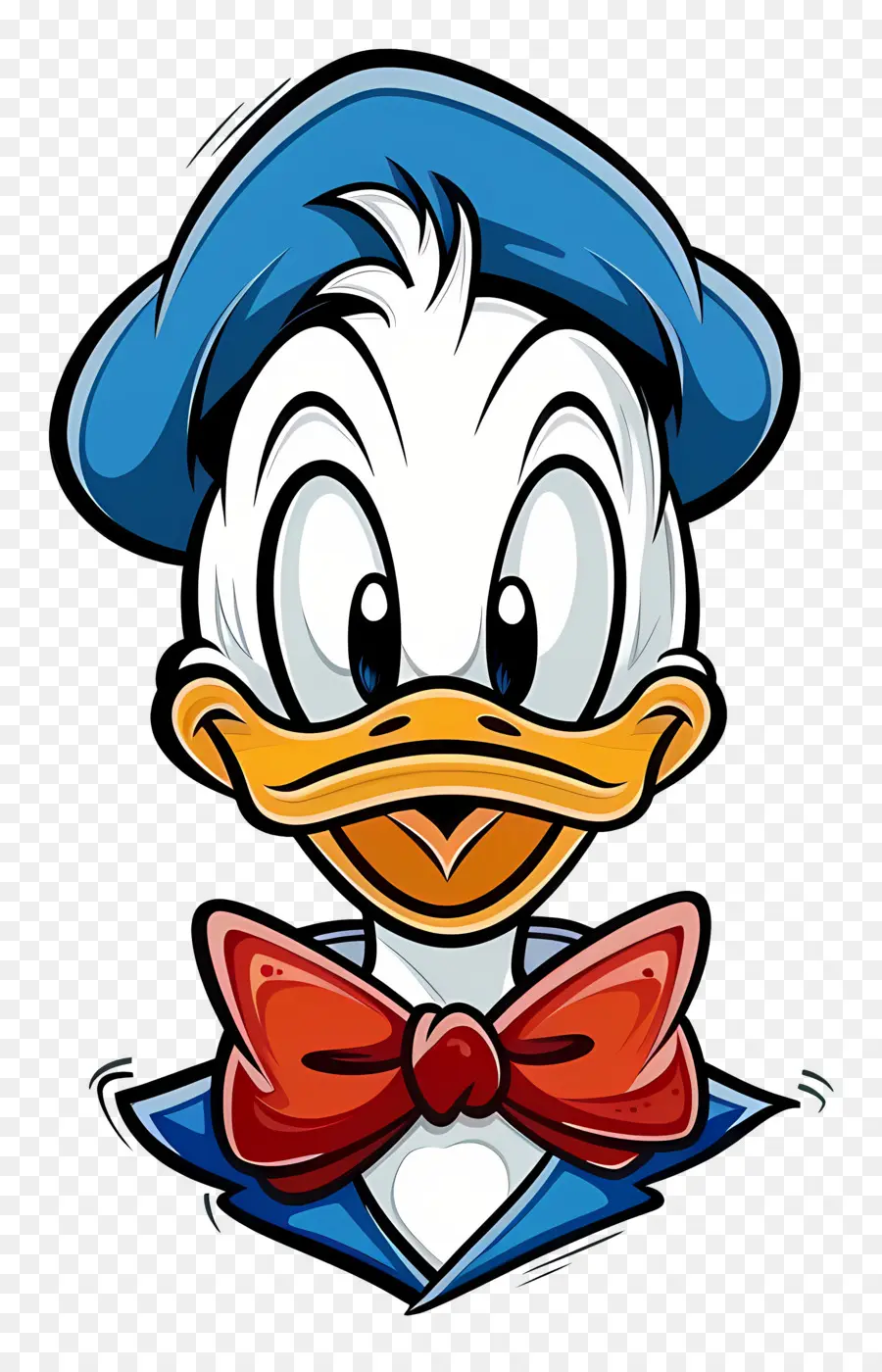 Donald Canard，Canard En Bleu PNG