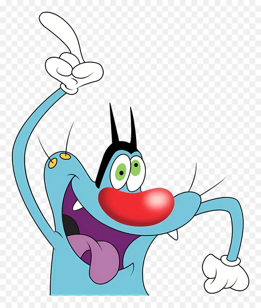 Oggy Et Les Cafards，Chat De Dessin Animé PNG