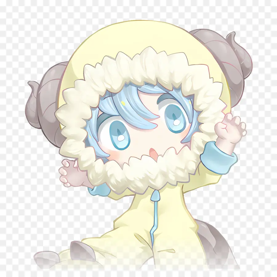 Maimaimaigoen，Personnage De Costume De Mouton PNG