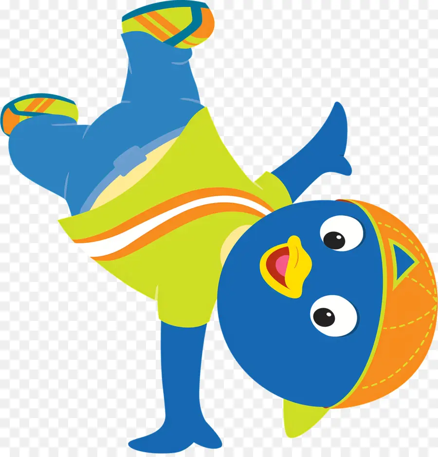 Les Mélodilous，Pingouin Bleu PNG