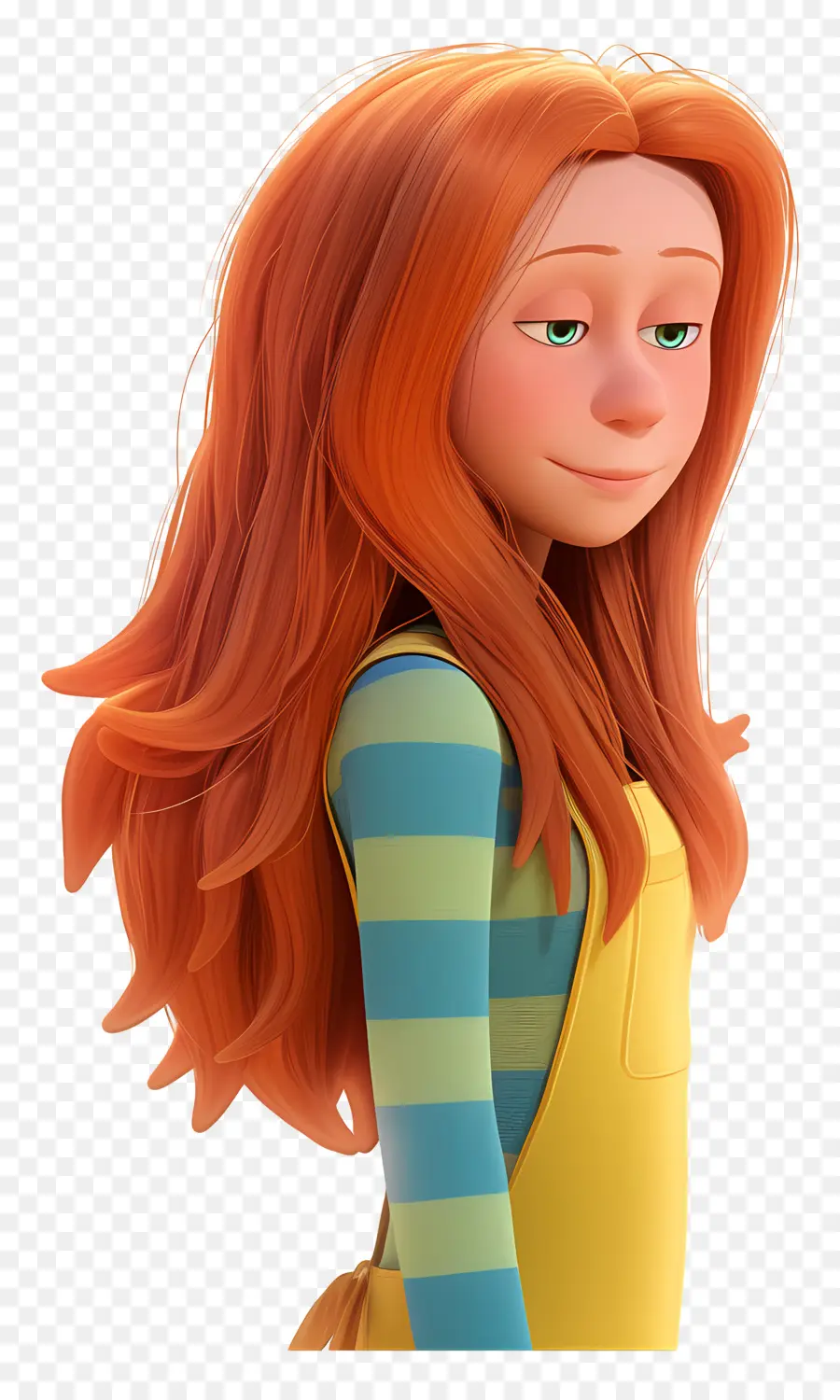 Lorax，Fille Aux Cheveux Roux PNG