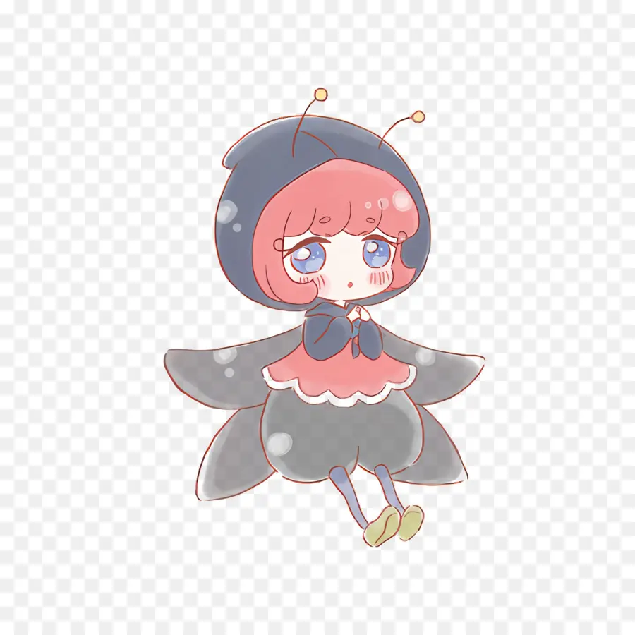 Rilu Rilu Fairilu，Fille Coccinelle PNG