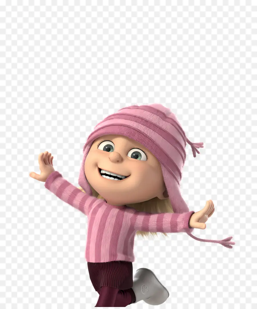 Un Moi Méprisable，Enfant En Rose PNG