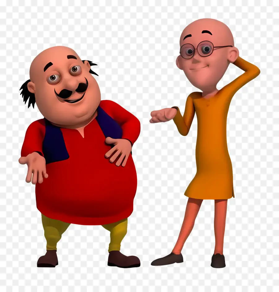 Motu Patlu，Personnages De Dessins Animés PNG